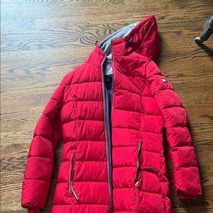 Tommy Hilfiger Red Puffer Jacket